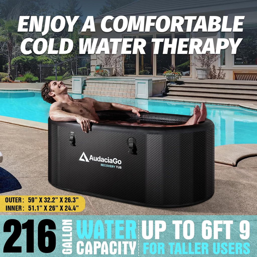 Glacier Insulated Cold Plunge Barrel