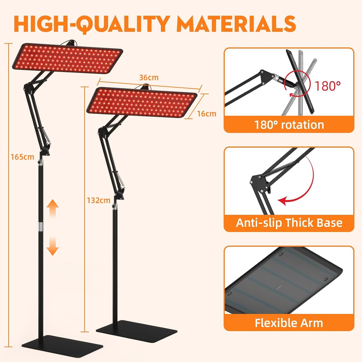 Radiant Full-Body Red Light Panel