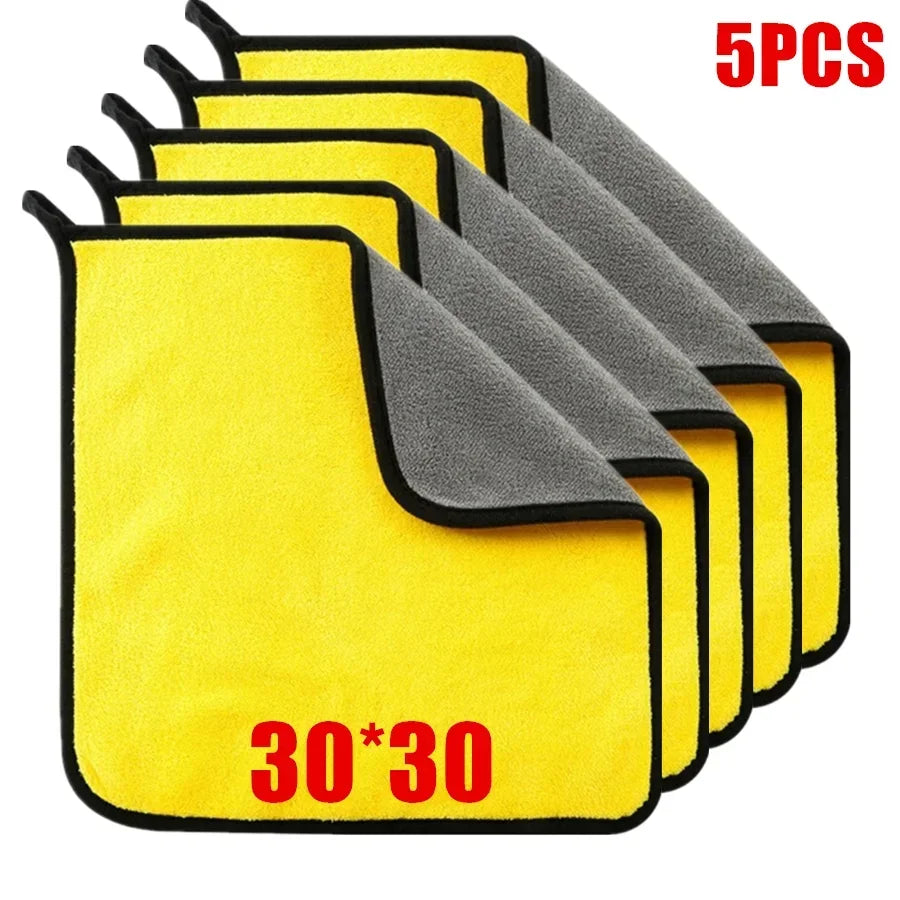 Ultradry Pro Microfiber Car Cleaning Cloths – 6-Pack Streak-Free Detailing Towels