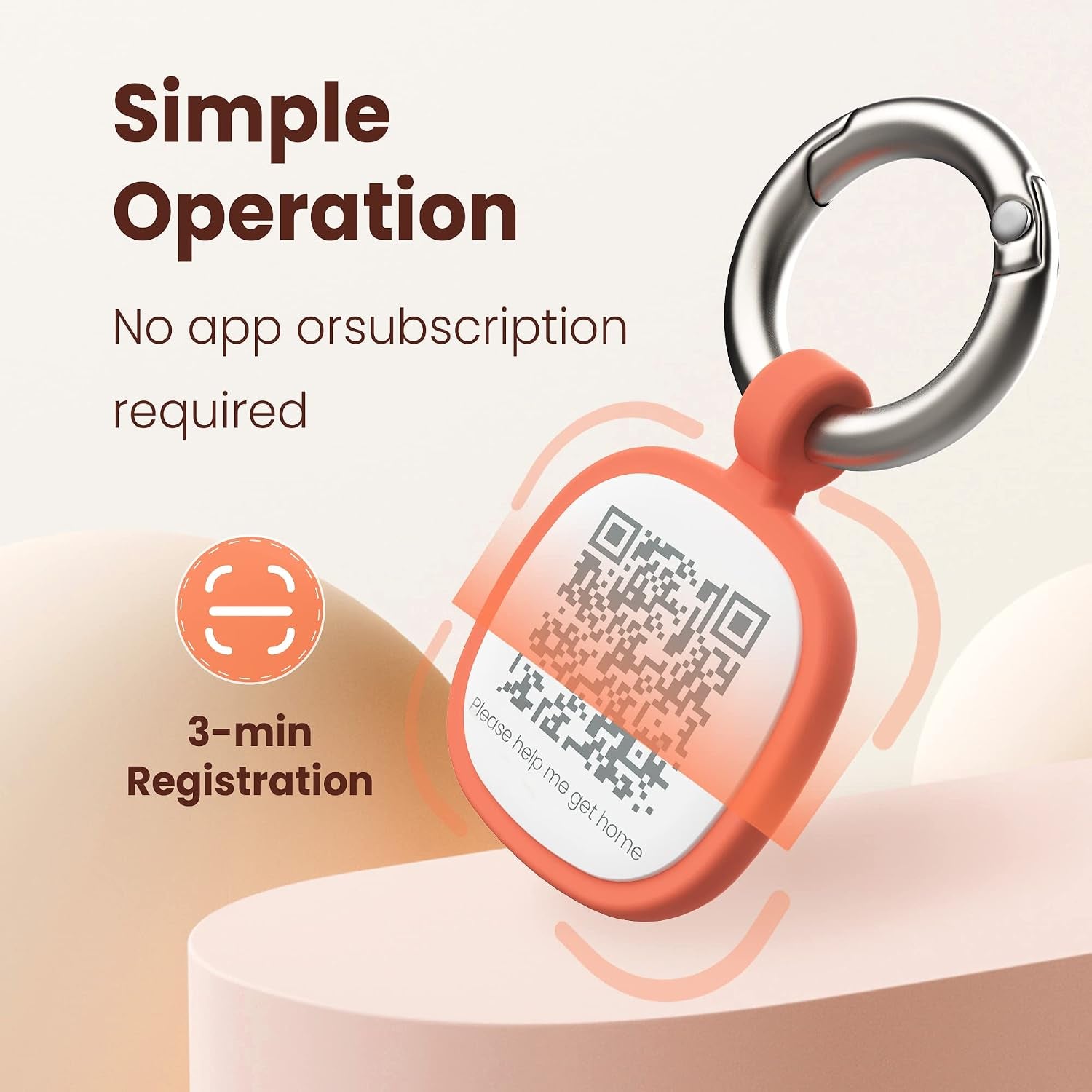 Safescan – Qr-Code Scannable Pet ID Tag