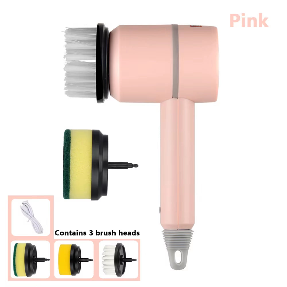 Sonicscrub Electric Dishwashing Brush – USB Rechargeable Kitchen & Bathtub Cleaner
