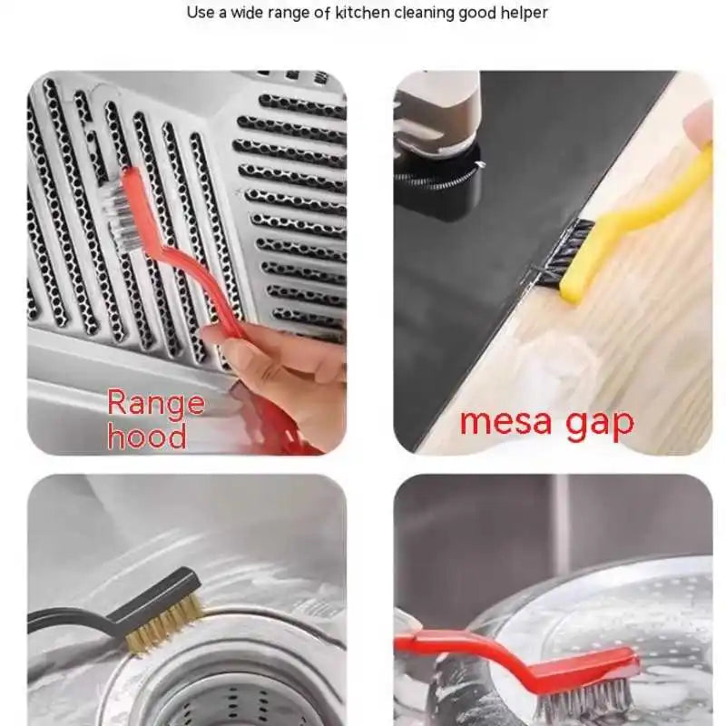Deepreach Kitchen Cleaning Brush Set – Gas Stove, Gap & Tile Scrub Brushes