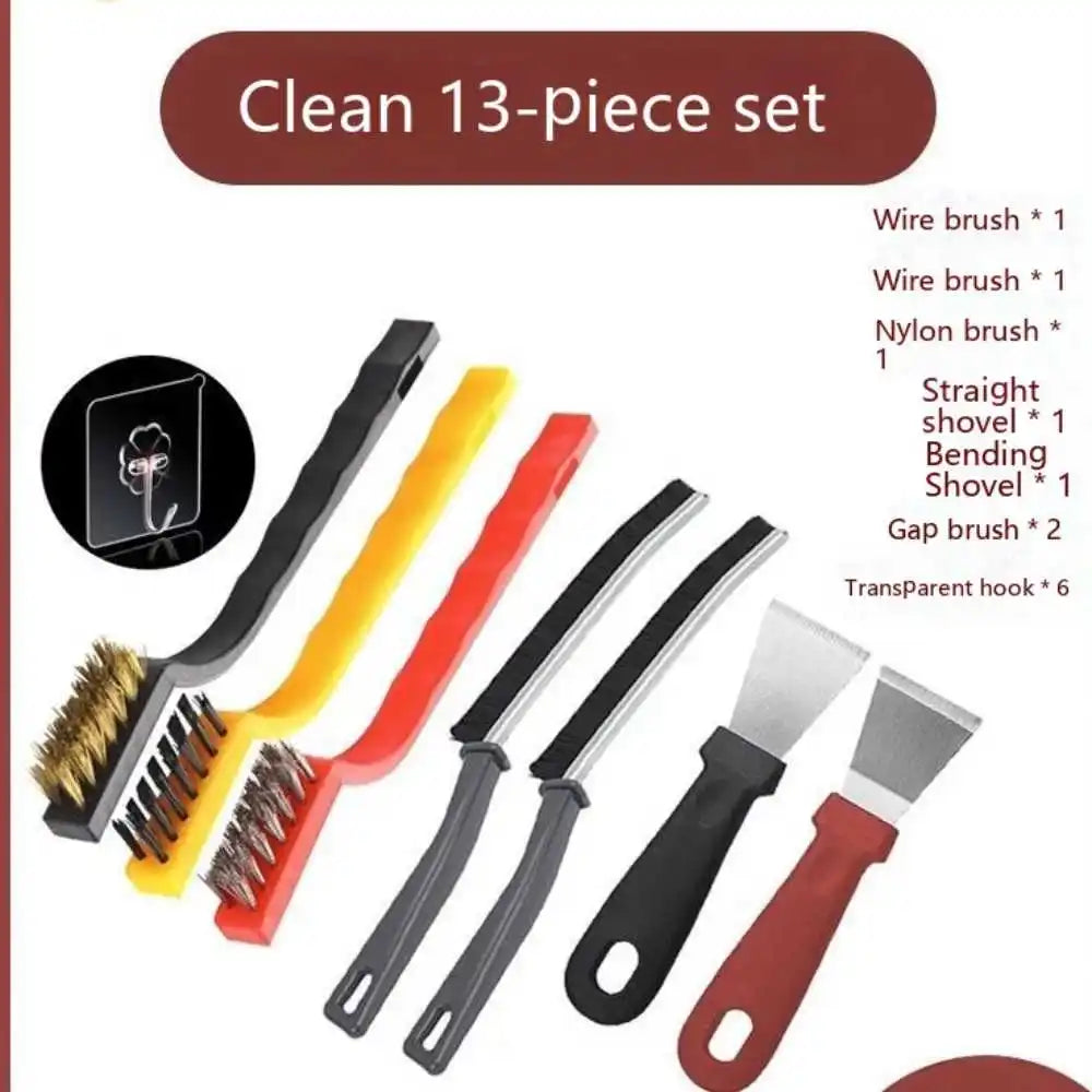 Deepreach Kitchen Cleaning Brush Set – Gas Stove, Gap & Tile Scrub Brushes
