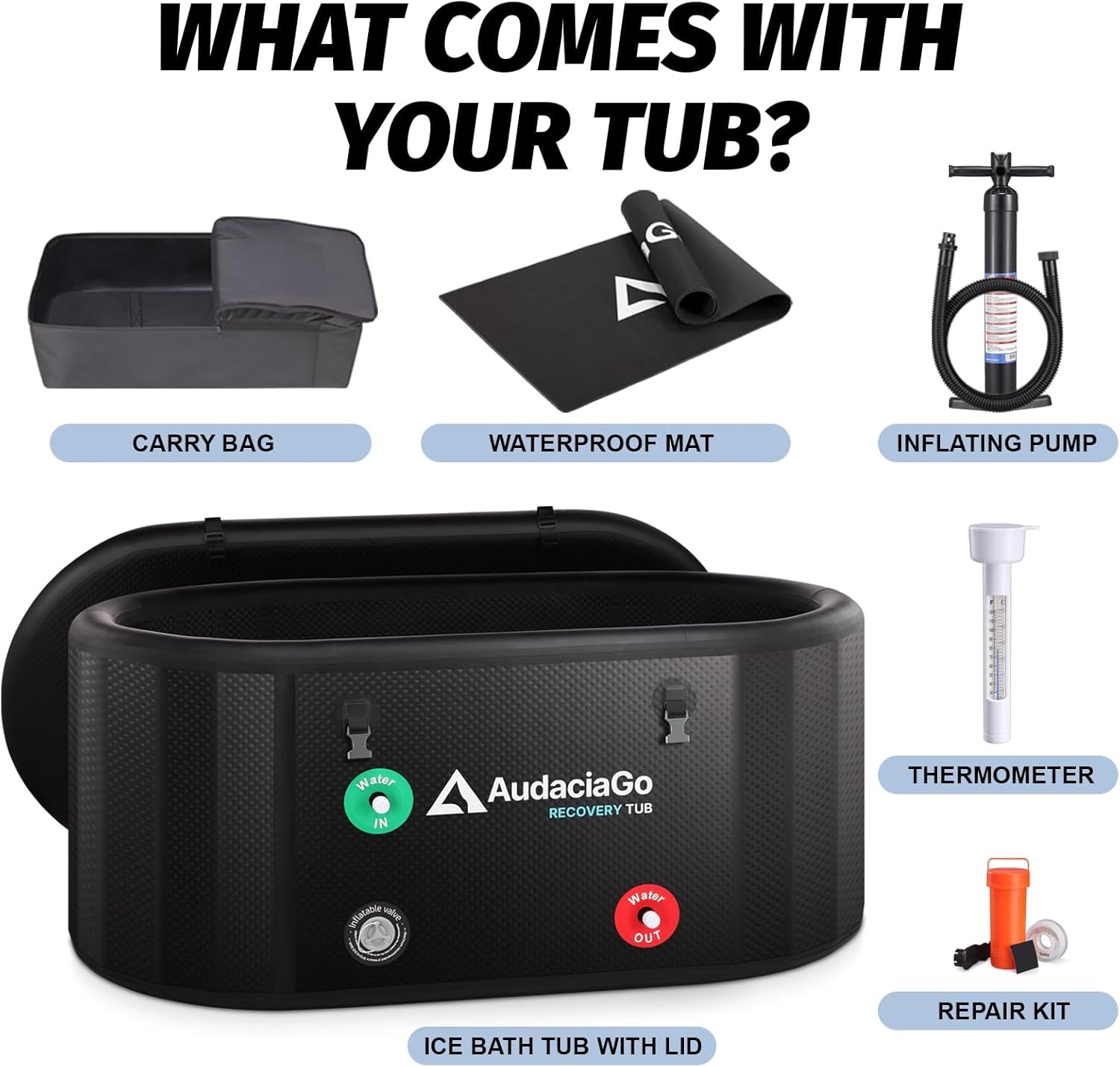 Glacier Insulated Cold Plunge Barrel