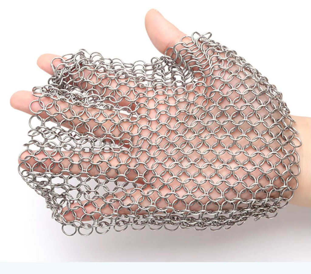 Rustaway Stainless Steel Scrub Net – Reusable Pot & Pan Cleaner (3 Sizes)