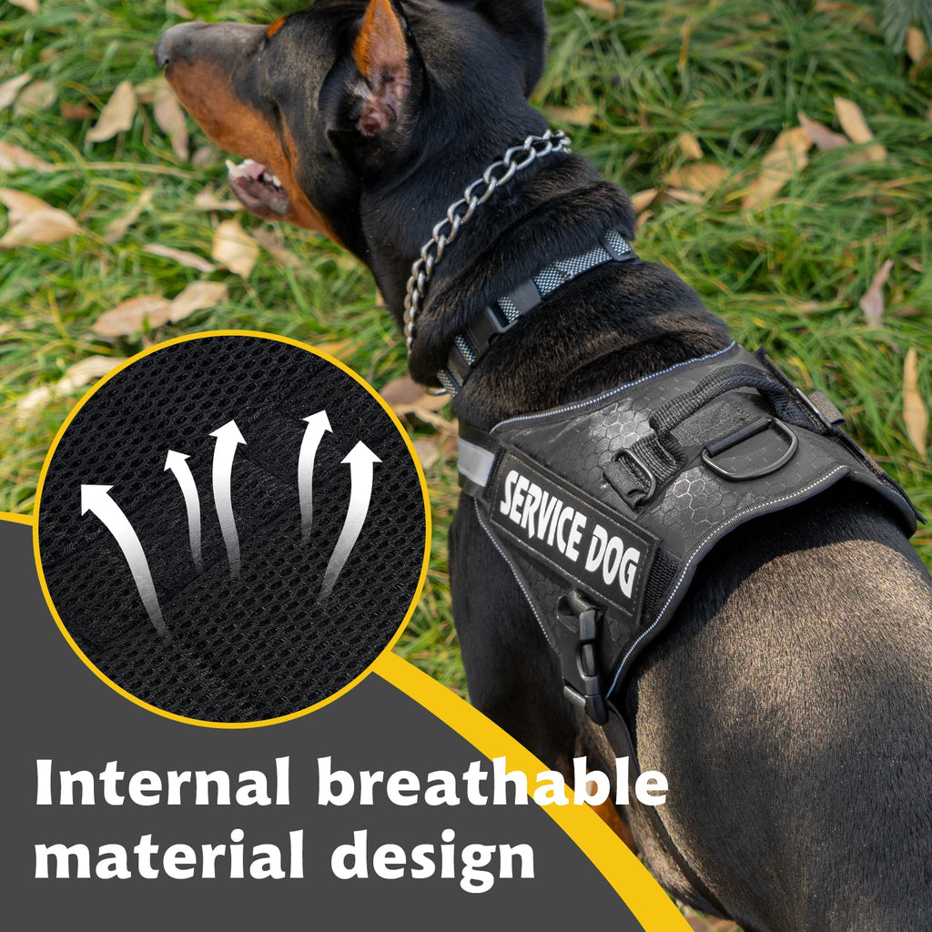 No-Pull Adjustable Dog Harness with Control Handle