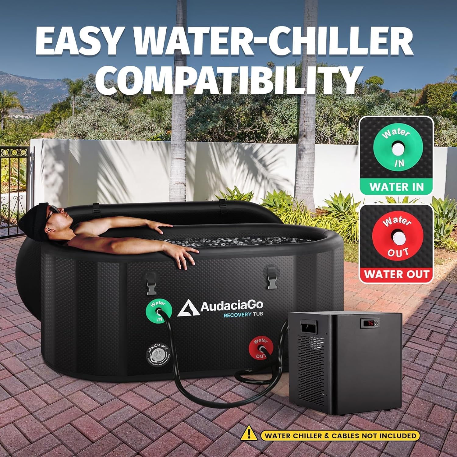 Glacier Insulated Cold Plunge Barrel