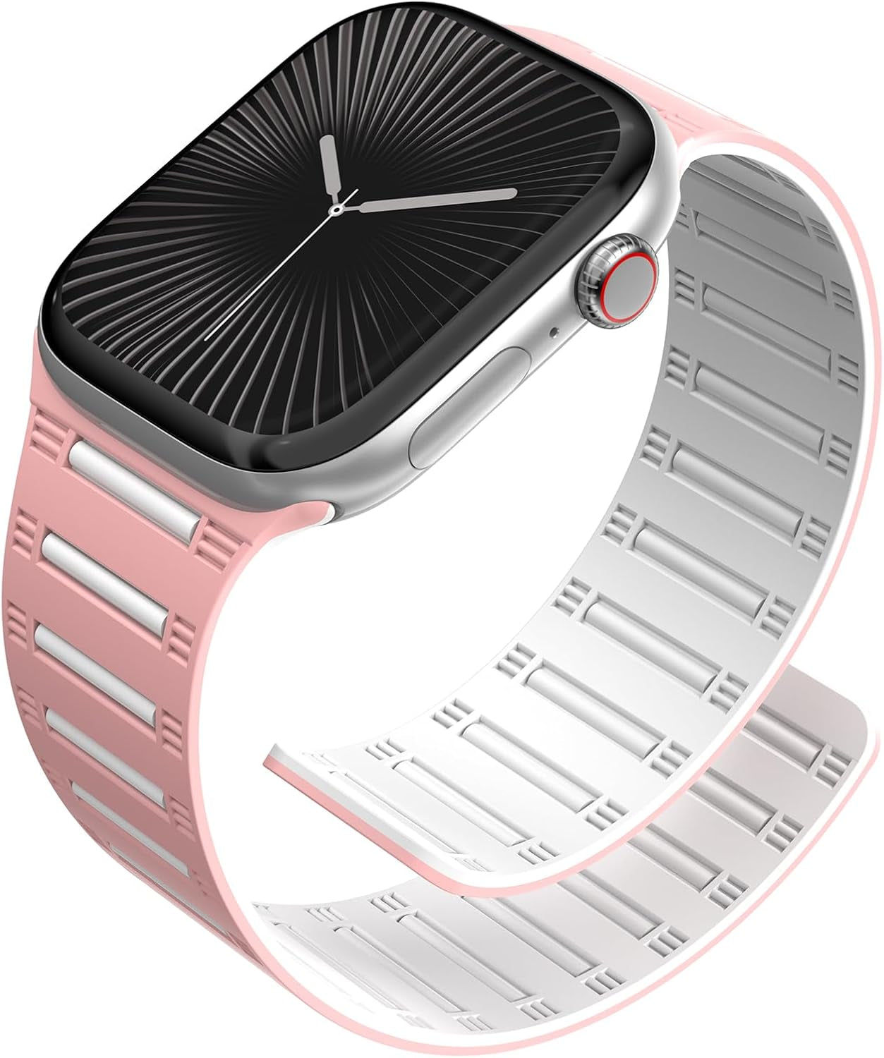 Magnetic Silicone Watch Band — Snap-On Universal Fit