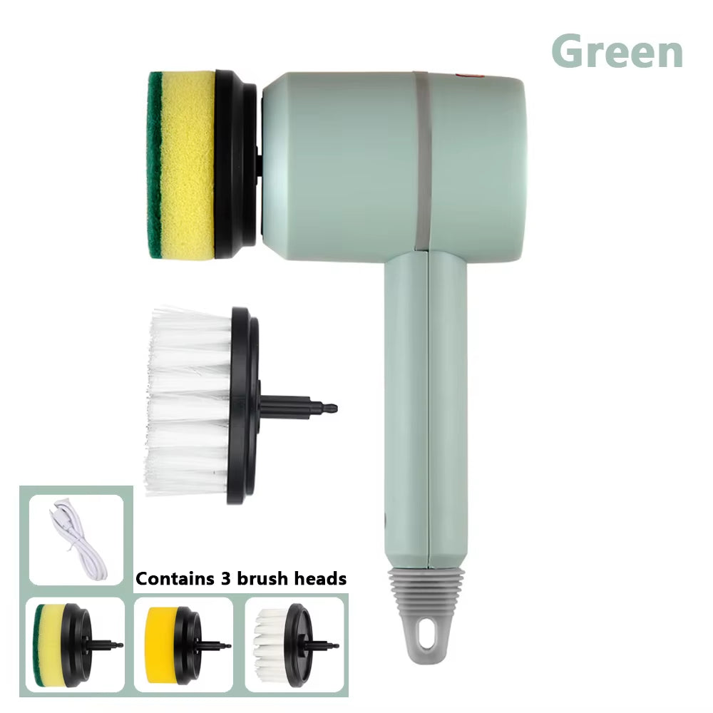 Sonicscrub Electric Dishwashing Brush – USB Rechargeable Kitchen & Bathtub Cleaner
