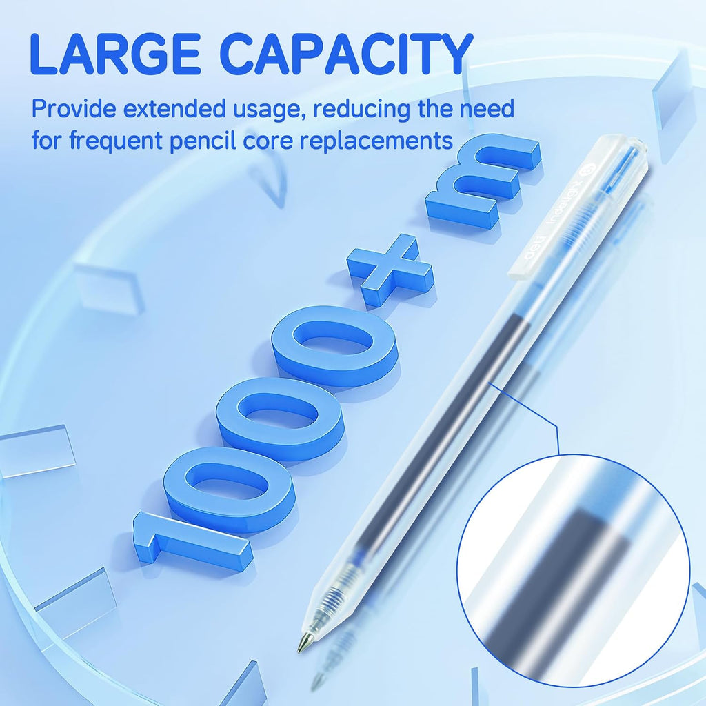 Colorful Retractable Gel Pens 12-Pack – Smooth Bold Point Writing Set