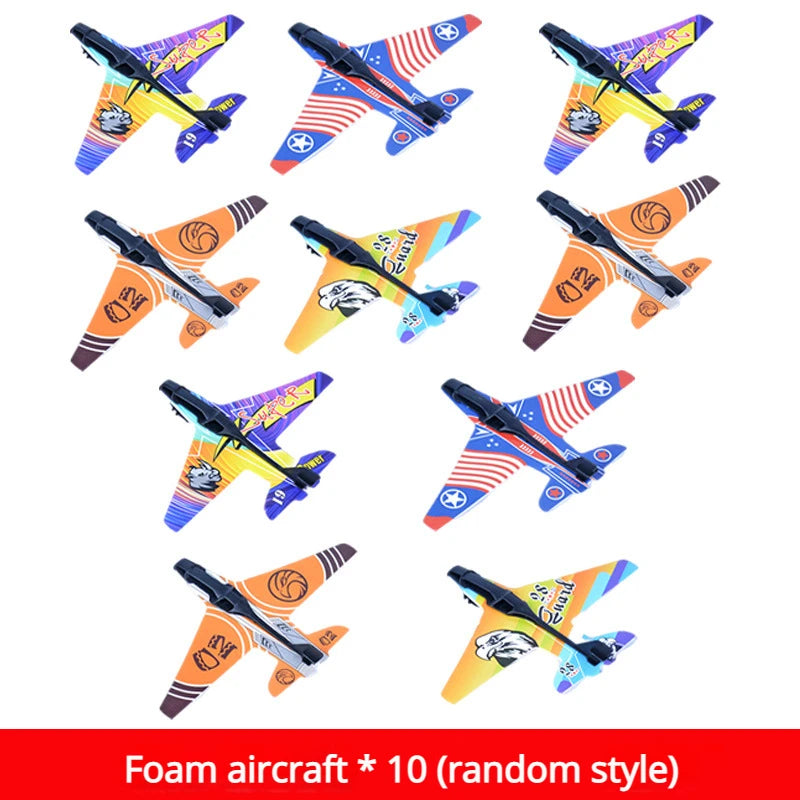 Foam Airplane Launcher Toy – Outdoor Flying Fun for Kids