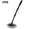 Spinmax Telescoping Car Wash Brush – Retractable Long Handle Cleaning Mop