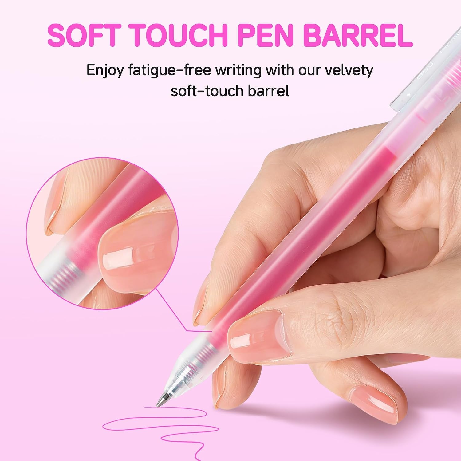 Colorful Retractable Gel Pens 12-Pack – Smooth Bold Point Writing Set