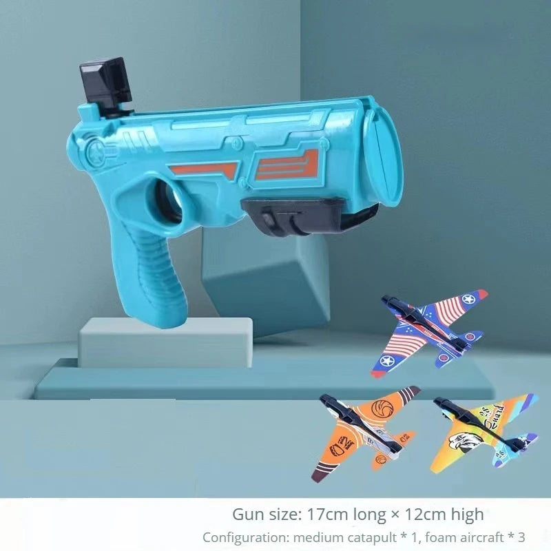 Foam Airplane Launcher Toy – Outdoor Flying Fun for Kids