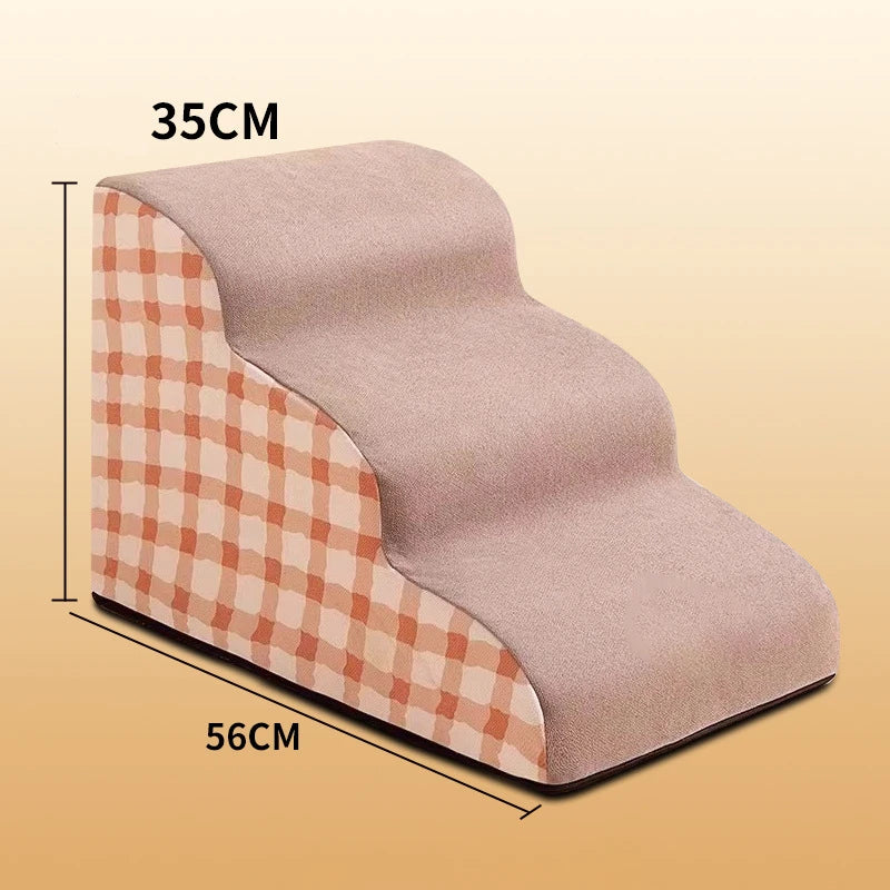 Pet stairs foldable design