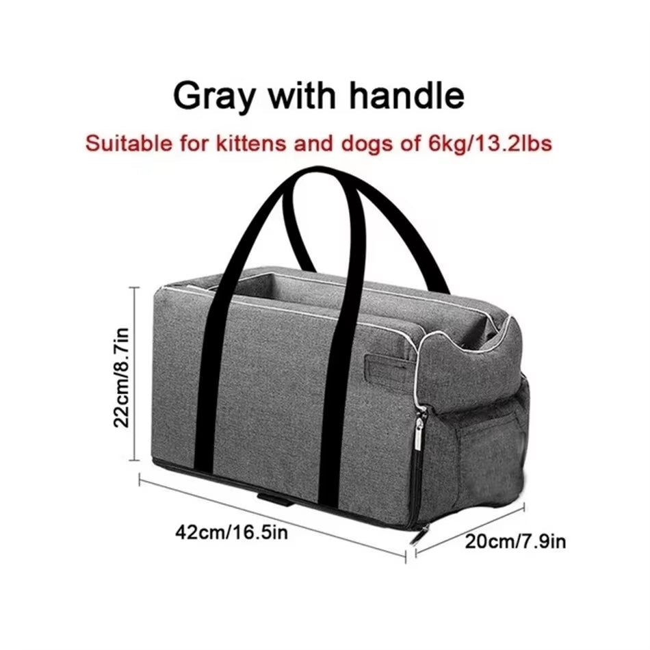 Travelpaws – Portable Car Seat & Carrier Bed for Dogs & Cats