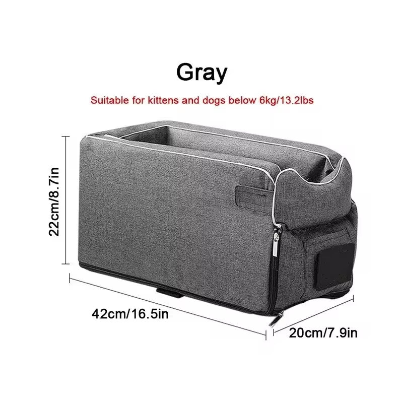 Travelpaws – Portable Car Seat & Carrier Bed for Dogs & Cats