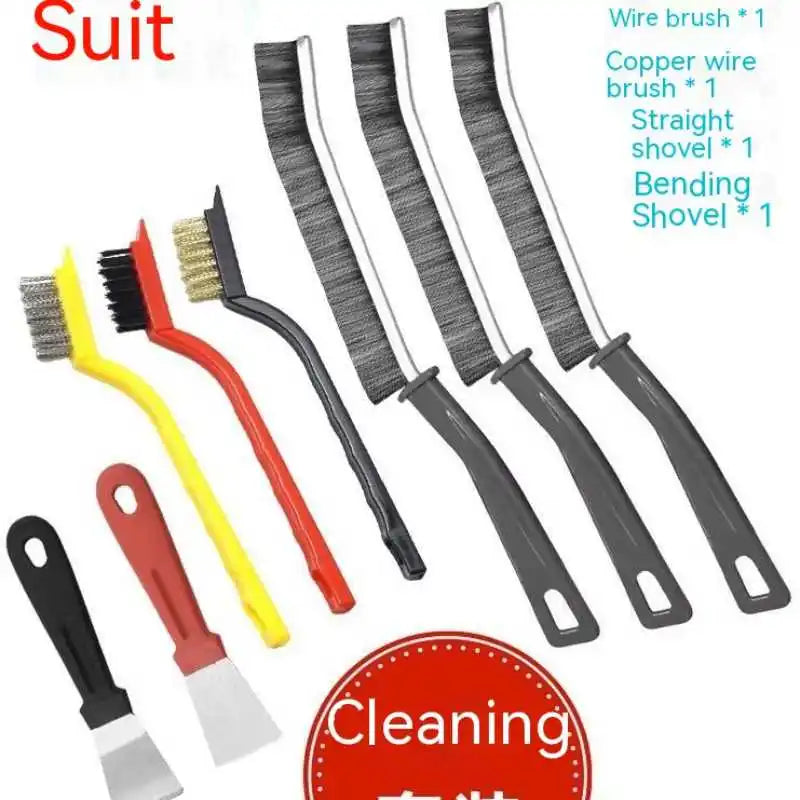 Deepreach Kitchen Cleaning Brush Set – Gas Stove, Gap & Tile Scrub Brushes
