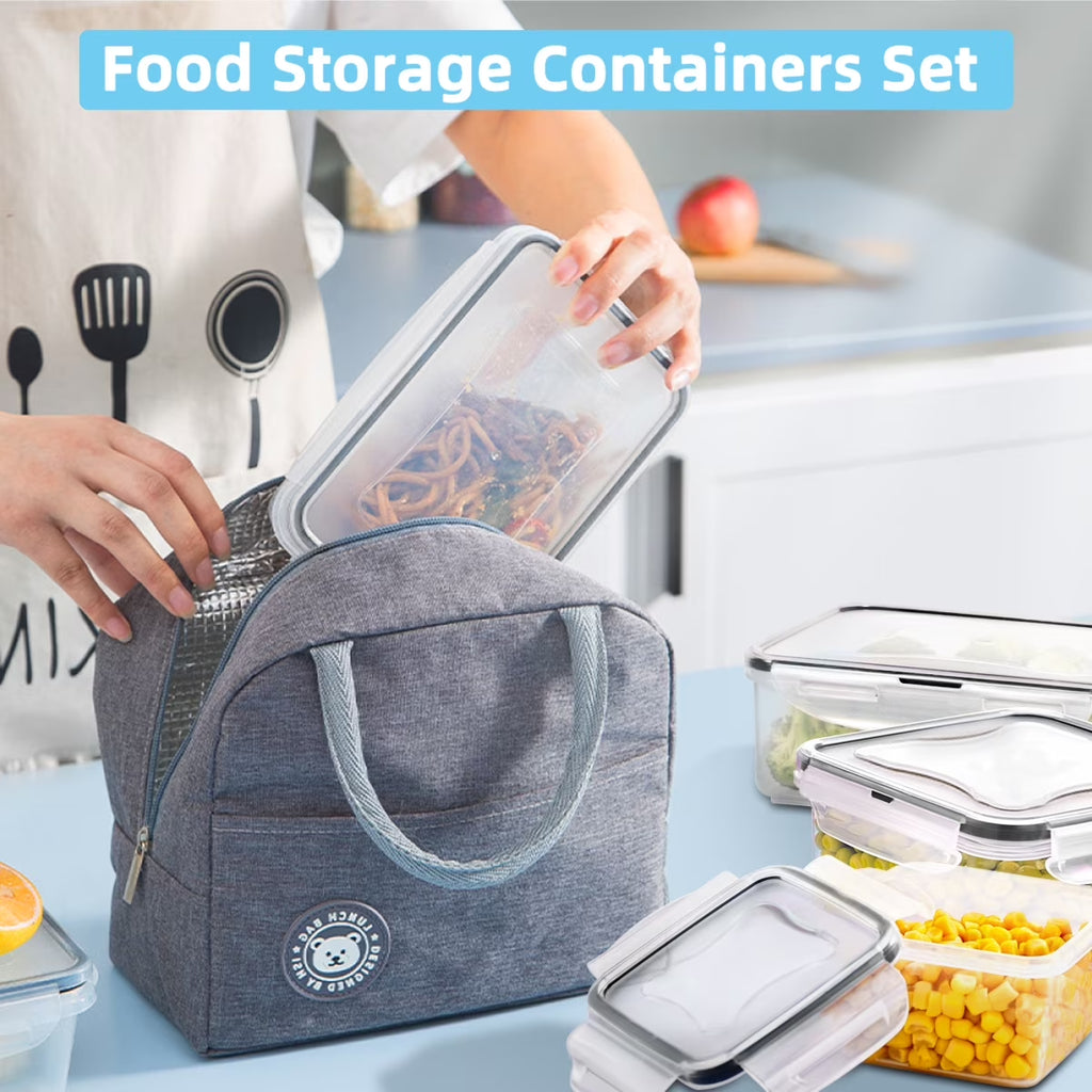 24-Piece Airtight Stackable Pantry Storage Containers