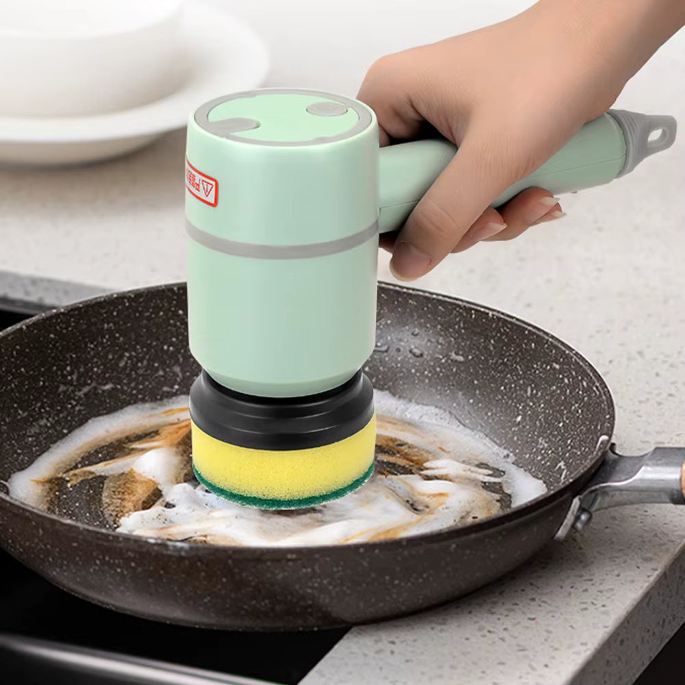 Sonicscrub Electric Dishwashing Brush – USB Rechargeable Kitchen & Bathtub Cleaner