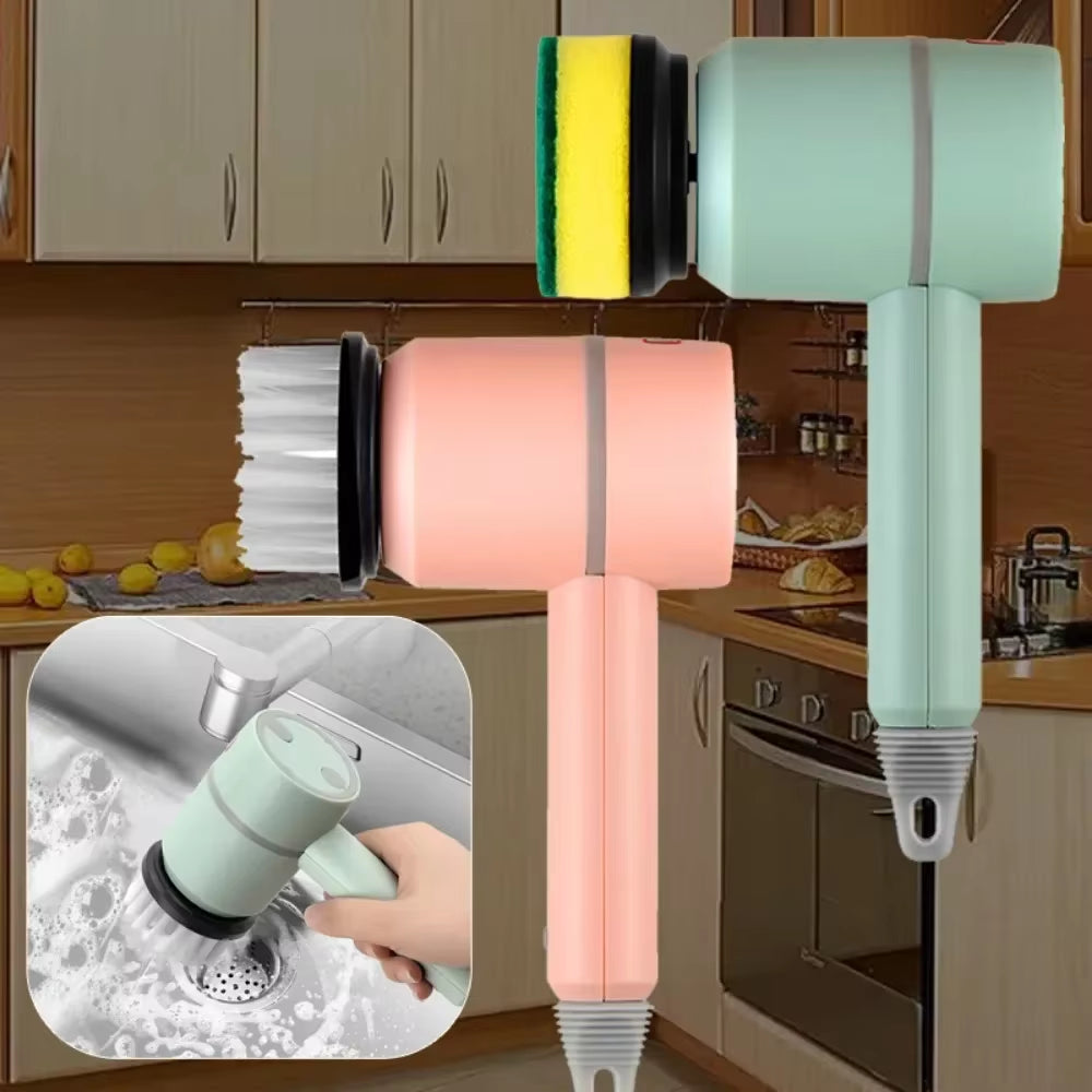 Sonicscrub Electric Dishwashing Brush – USB Rechargeable Kitchen & Bathtub Cleaner