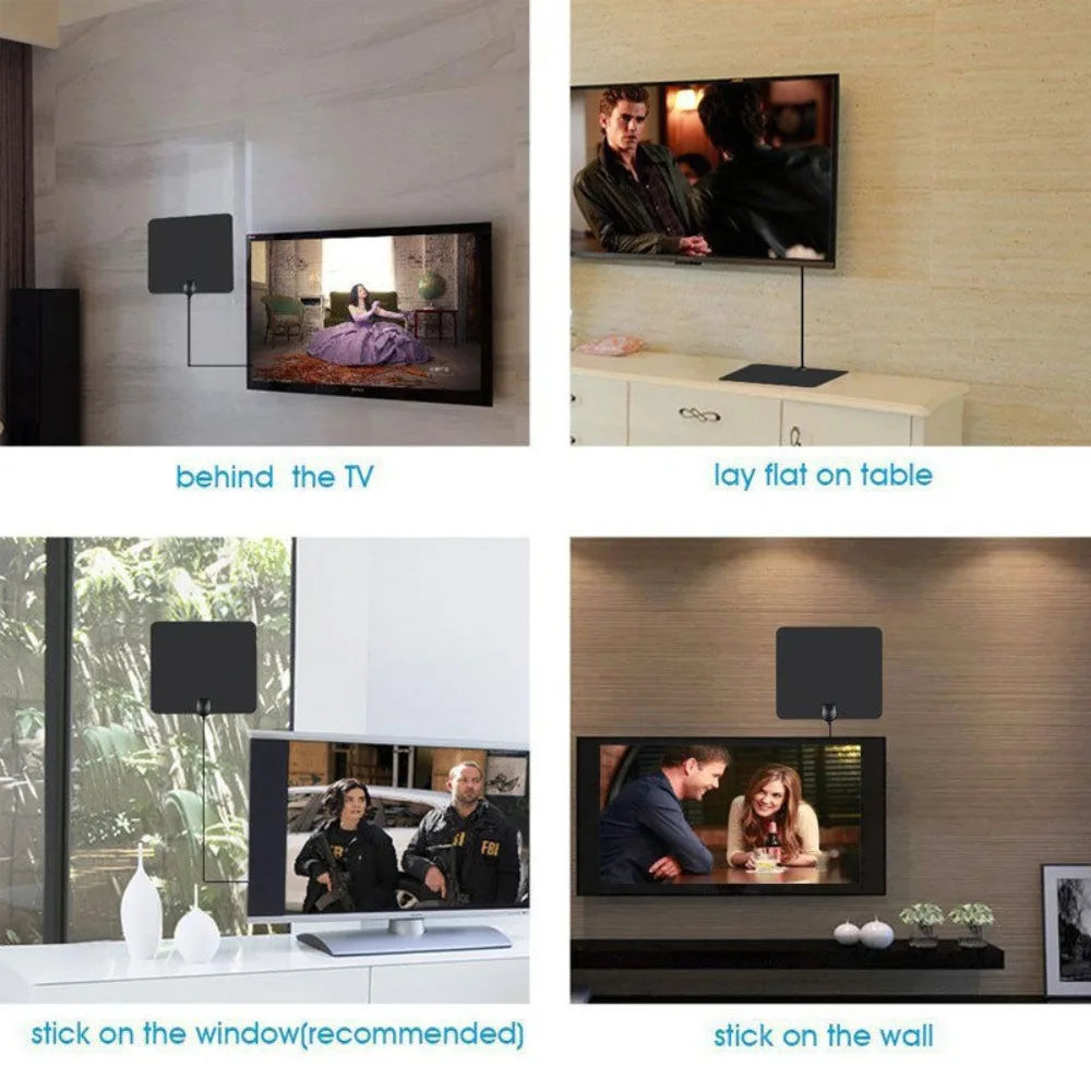 Long-Range HD Digital TV Antenna – Indoor/Outdoor Signal Amplifier