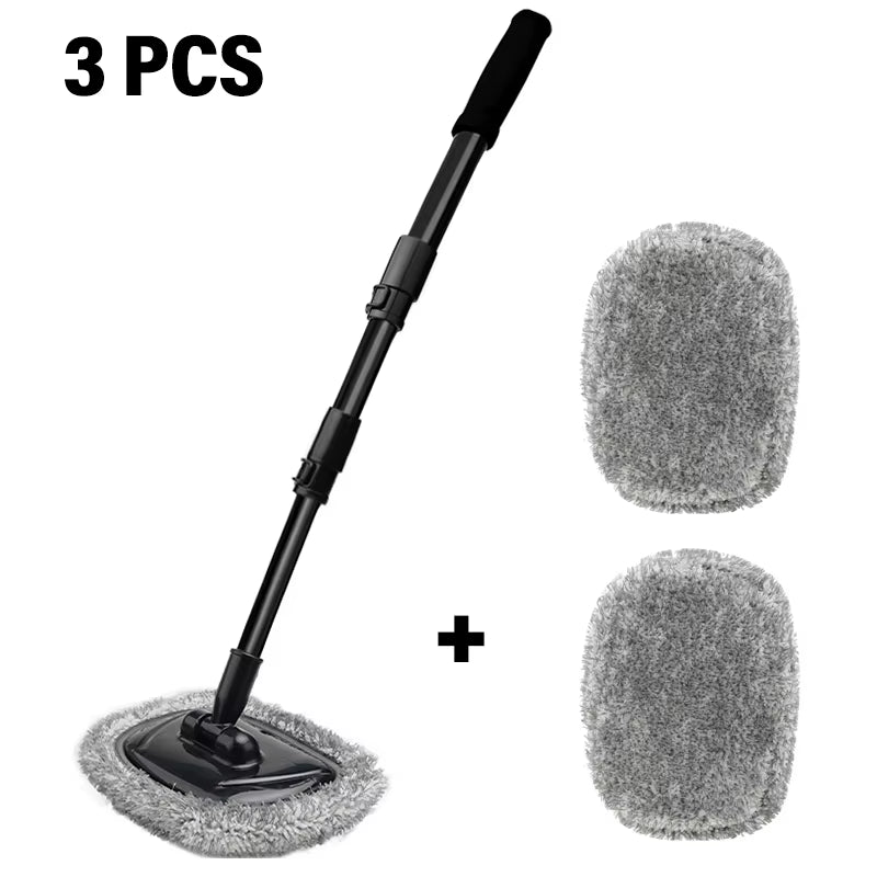 Spinmax Telescoping Car Wash Brush – Retractable Long Handle Cleaning Mop