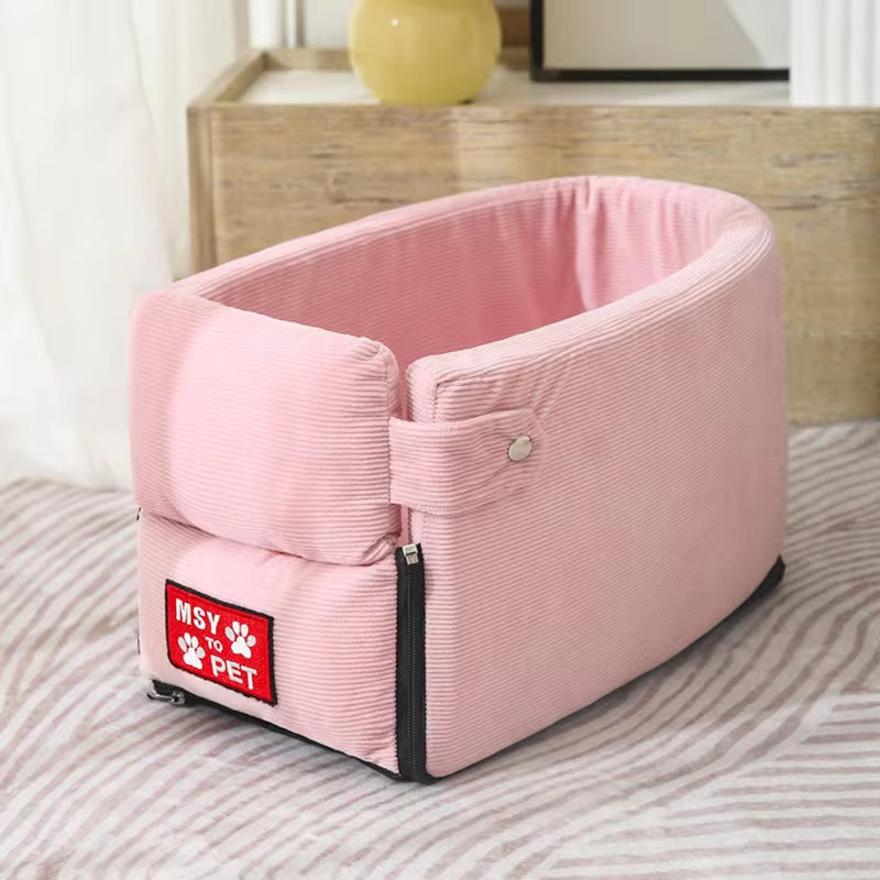 Travelpaws – Portable Car Seat & Carrier Bed for Dogs & Cats