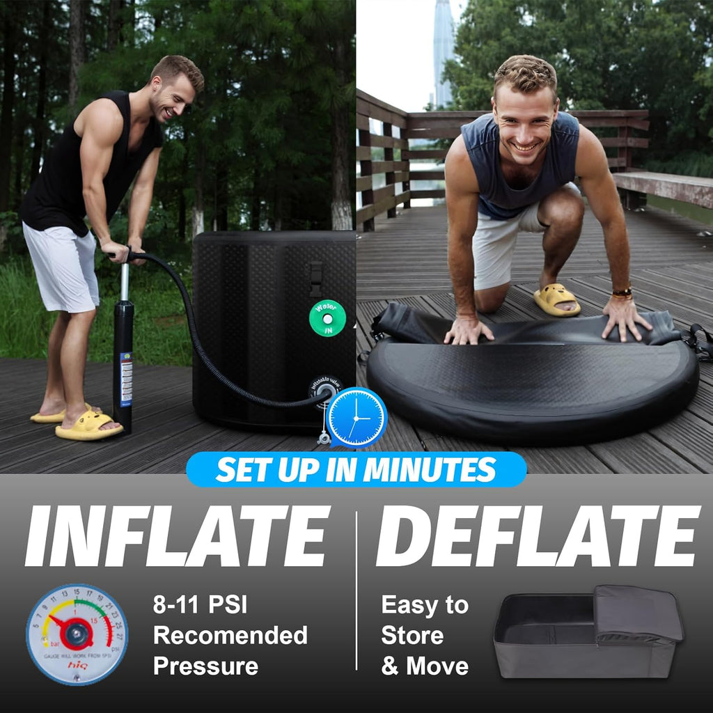 Glacier Insulated Cold Plunge Barrel