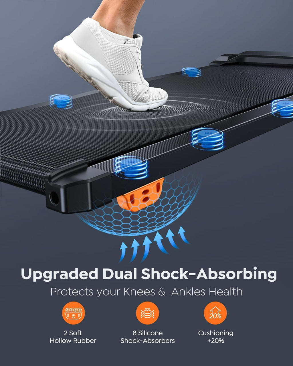 Glide Foldable Under-Desk Treadmill